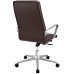 Highback Office Chair in Brown