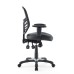 Vinyl Office Chair in Black