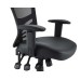 Vinyl Office Chair in Black