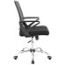 Proceed Mid Back Upholstered Fabric Office Chair in Black