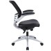 Edge Leather Office Chair in Black