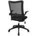 Explorer Mid Back Mesh Office Chair in Black