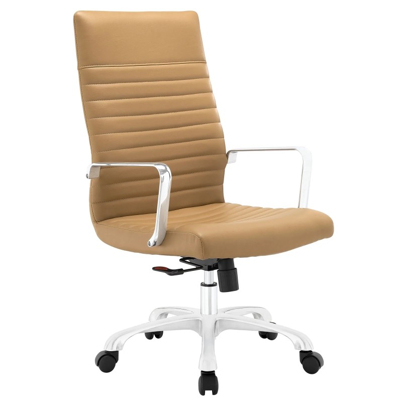 Highback Office Chair in Tan