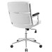 Highback Upholstered Vinyl Office Chair in White