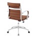 Mid Back Office Chair in Terracotta