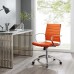 Mid Back Office Chair in Orange