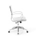 Mid Back Office Chair in White