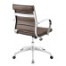 Mid Back Office Chair in Brown