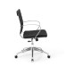 Mid Back Office Chair in Black