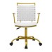 Fuse Faux Leather Office Chair in White