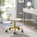 Fuse Faux Leather Office Chair in White