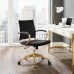 Mid Back Performance Velvet Office Chair in Black