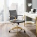 Mid Back Performance Velvet Office Chair in Gray