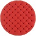 Amour Upholstered Fabric Ottoman in Atomic Red