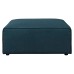 Mingle Fabric Ottoman in Blue