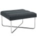 Reach Upholstered Fabric Ottoman in Gray