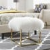 Anticipate Ottoman in Gold White