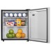 Danby 1.6 cu. ft. Compact Glass Door Fridge in Platinum