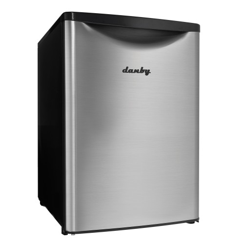 Danby 2.6 cu. ft. Contemporary Classic Compact Fridge in Stainless Steel