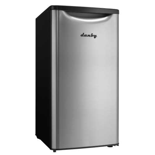 Danby 3.3 cu. ft. Contemporary Classic Compact Fridge in Stainless Steel