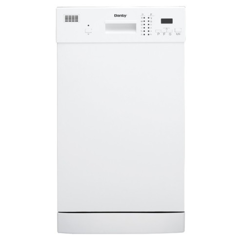 Danby 18 Wide Built-in Dishwasher in White