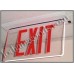 Recessed Mount, Edge-Lit Exit Sign