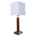 Table Lamp Wood Veneer with metal