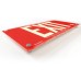 Red Acrylic EXIT Sign, 7 inch letters