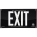 Black Acrylic EXIT Sign, 7 inch letters