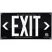 Black Acrylic EXIT Sign (left and right Arrows), 7 inch letters