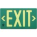 100-foot LED Activation EXIT sign, green