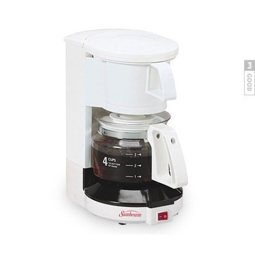 4-cup coffeemaker - White