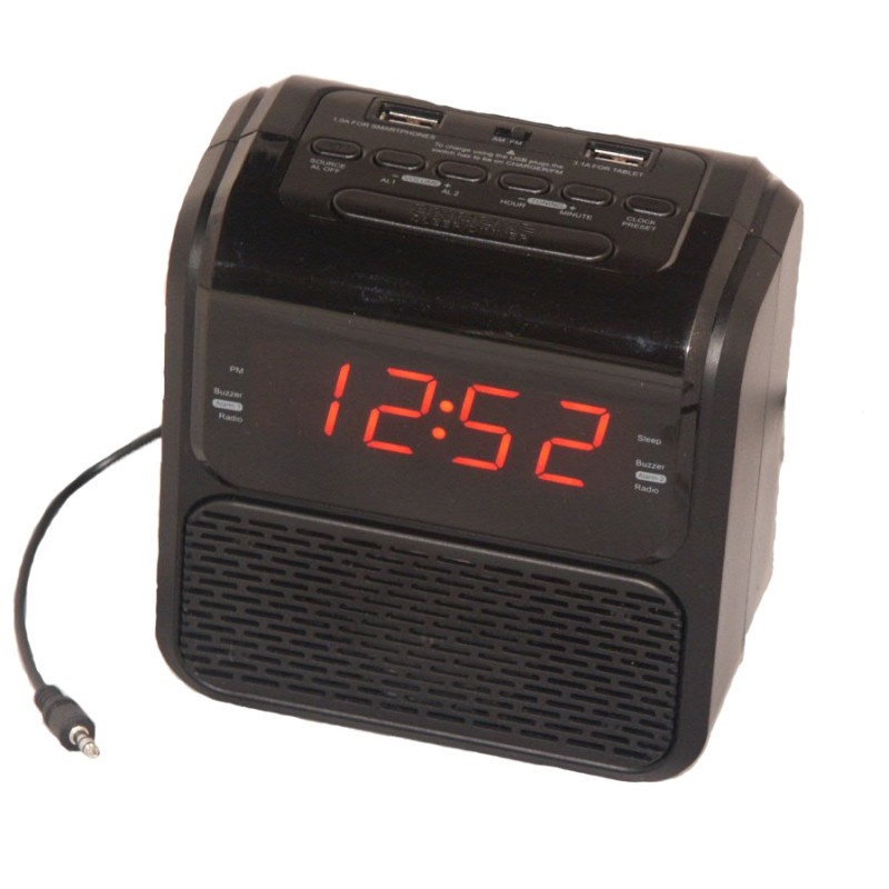 LED Clocks & Clock Radios Model #R-2218