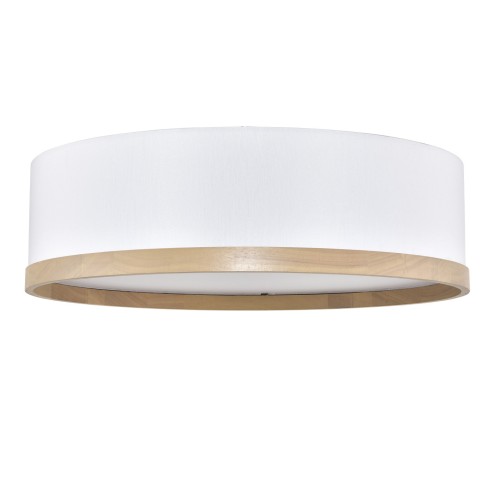 Pendant Lamp White Plus Wood