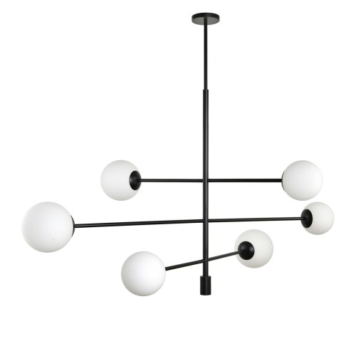 Pendant Lamp Powder Coated Matte Black Hardwired