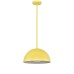 Pendant Lamp Yellow Hardwired