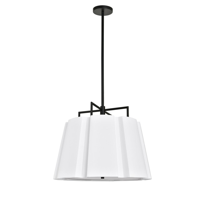 Pendant Lamp Matte Black Modern Hardwired