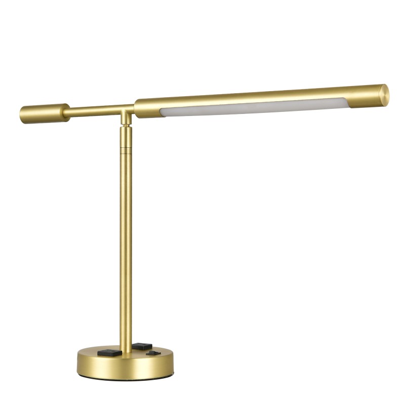 Table Lamps Plated Satin Brass