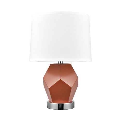 Table Lamps Orange Plus Chrome