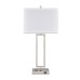 Table Lamps Brushed Nickel with One USB 100W Max