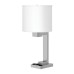 Table Lamps Brushed Nickel One USB 60W