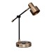 Table Lamps Powder Coated Matte Black Plus Coppery