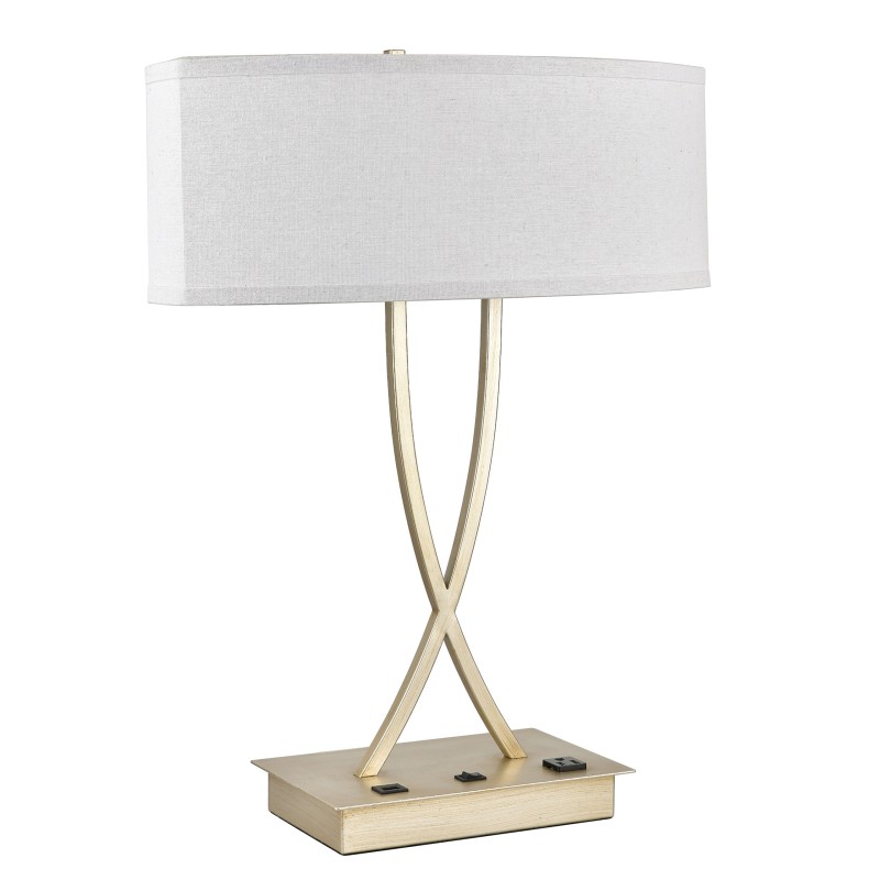 Table Lamps Powder Coated Silver