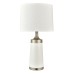 Table Lamps  Champagne Brass Plus Powder Coated Matte White