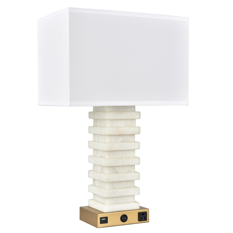 Table Lamps Satin Brass 100W