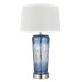 Table Lamps Brushed Nickel Plus Blue