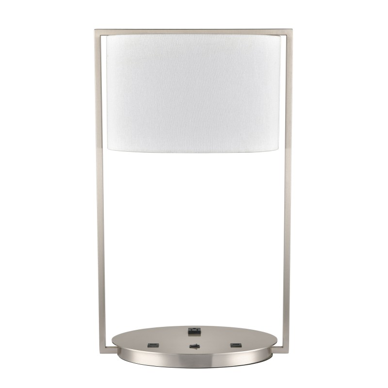 Table Lamps Plated Brushed Nickel 27W