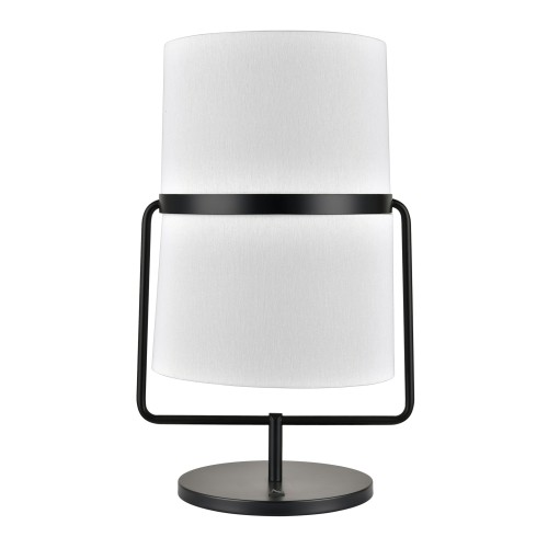 Table Lamps Powder Coated Matte Black 100W with One Switch