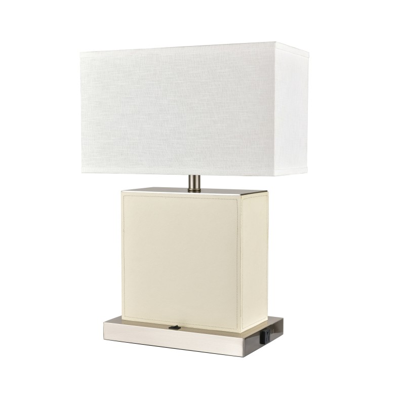 Table Lamps Plated Satin Nickel 60W With One Outlet