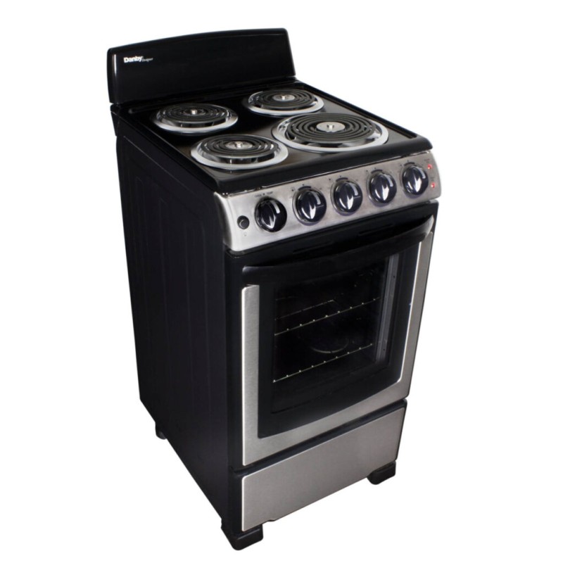 Danby 20 Wide Electric Range in Stainless Steel DER202BSS